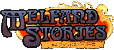 Melfand Stories logo for Super Famicom